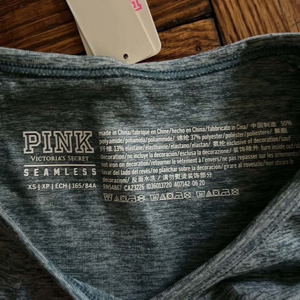 NWT pink victorias secret seamless top size: XS good condition - Picture 4 of 7